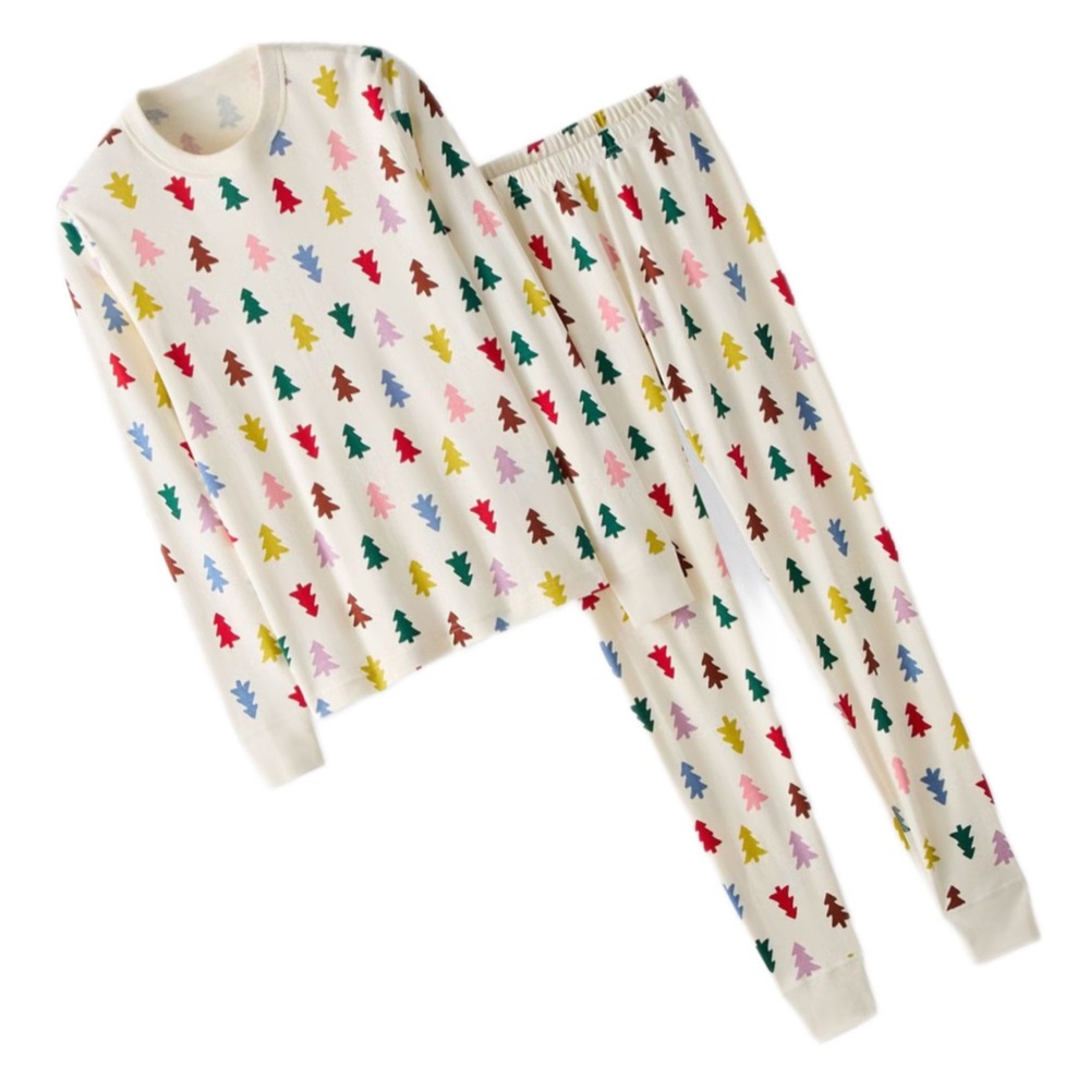 Festive Forest Long John Pajama Set